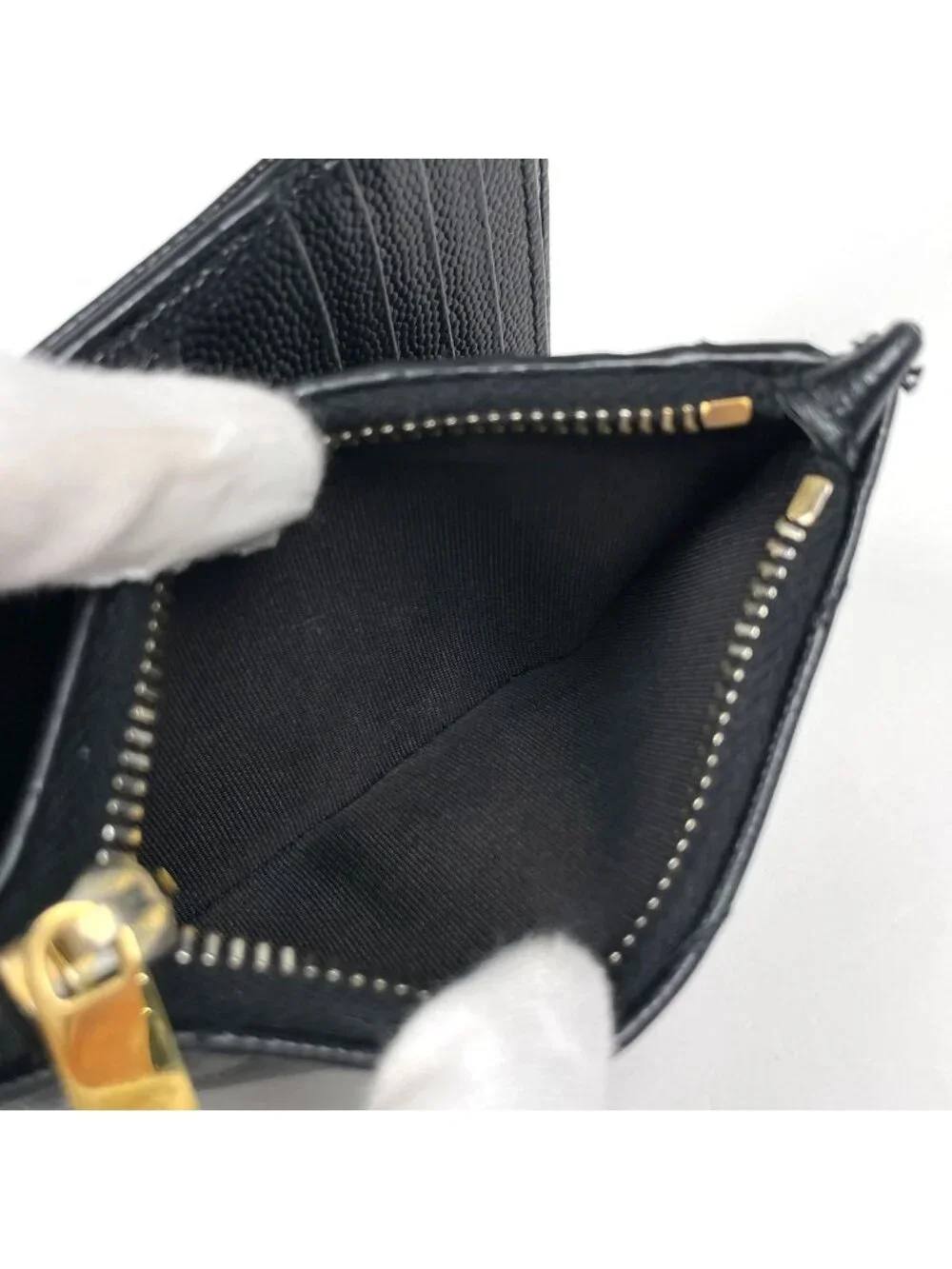 Saint Laurent Bifold Wallet Leather Black
